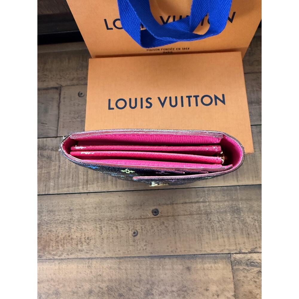 Louis Vuitton Wallet Womens Multicolor Monogram Canvas Long Envelope France Logo - Picture 8 of 16